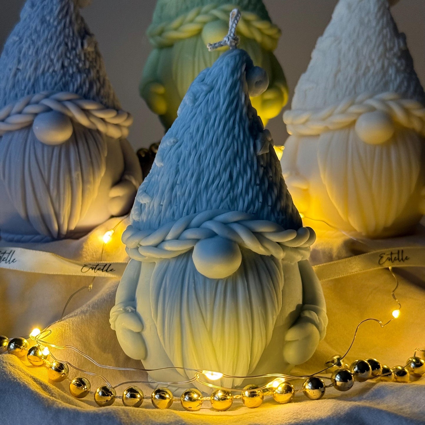 Christmas Gnome Candle: Hand-Poured Soy Wax Festive Decor