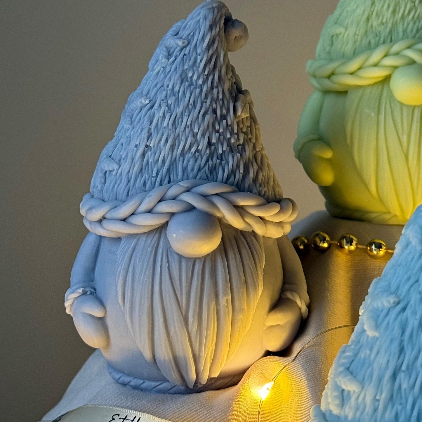 Christmas Gnome Candle: Hand-Poured Soy Wax Festive Decor