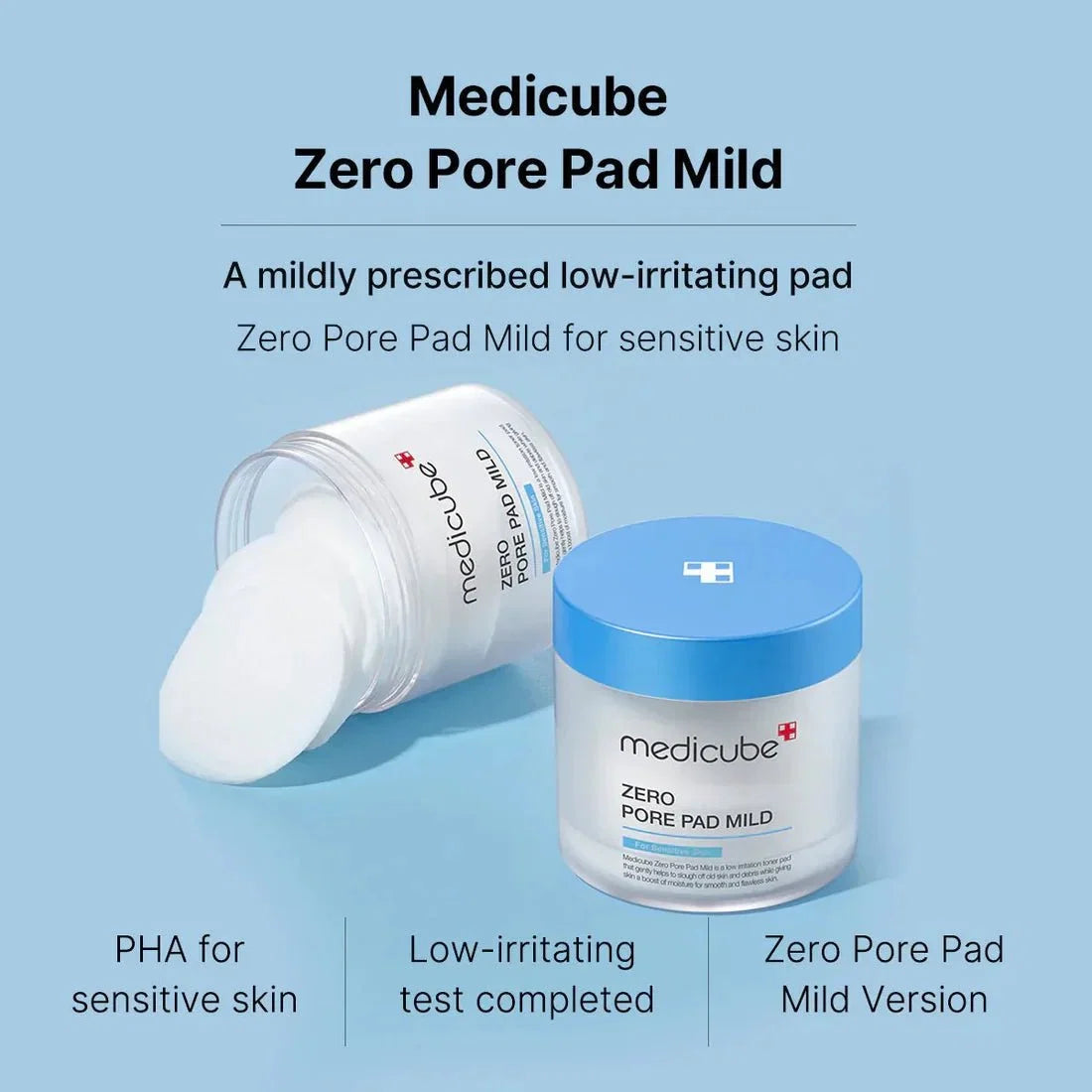 Medicube Zero Pore Mild Pad 155g / 70 pads